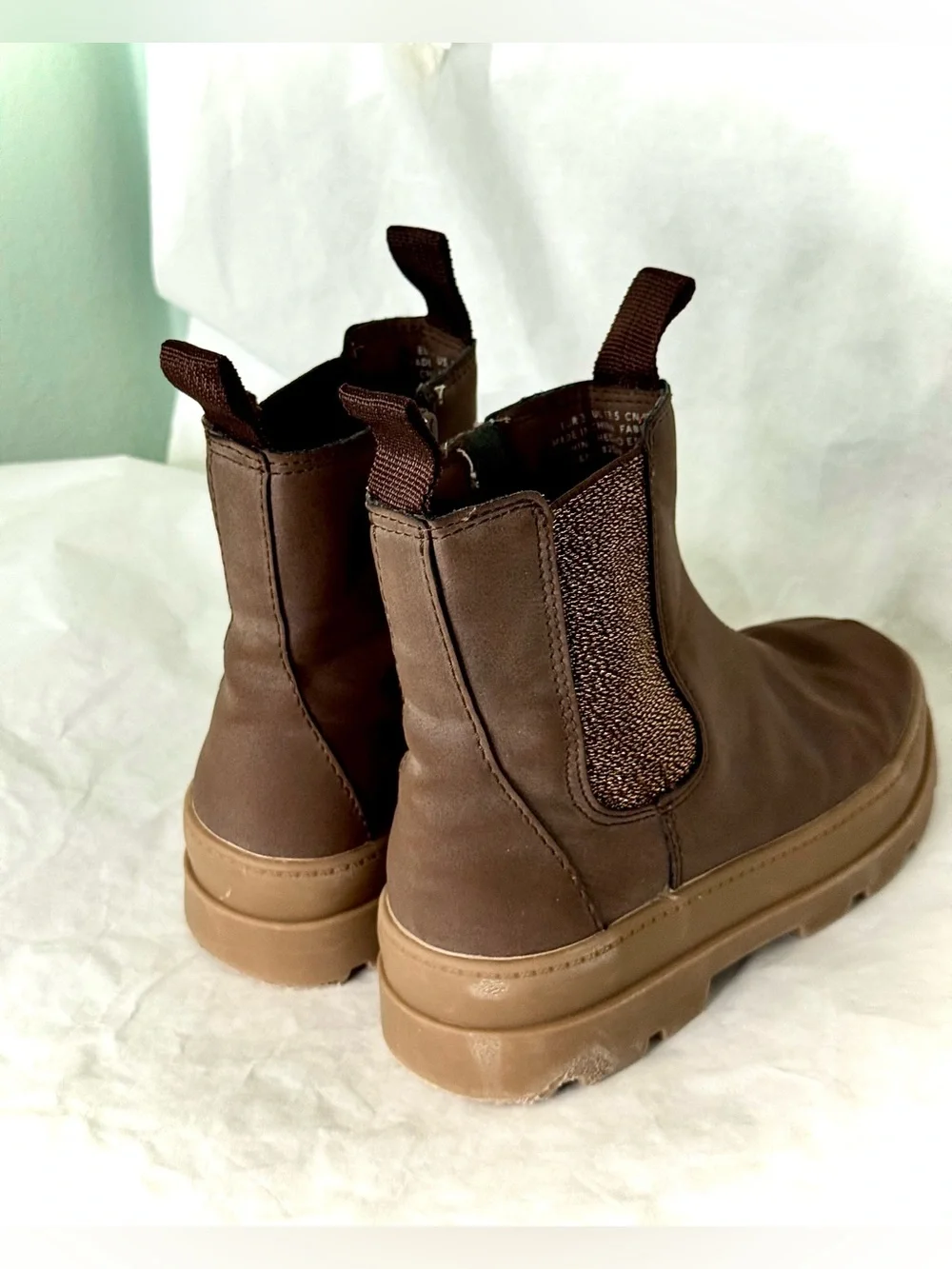 H&M Micro Suede Leather Ankle Boots